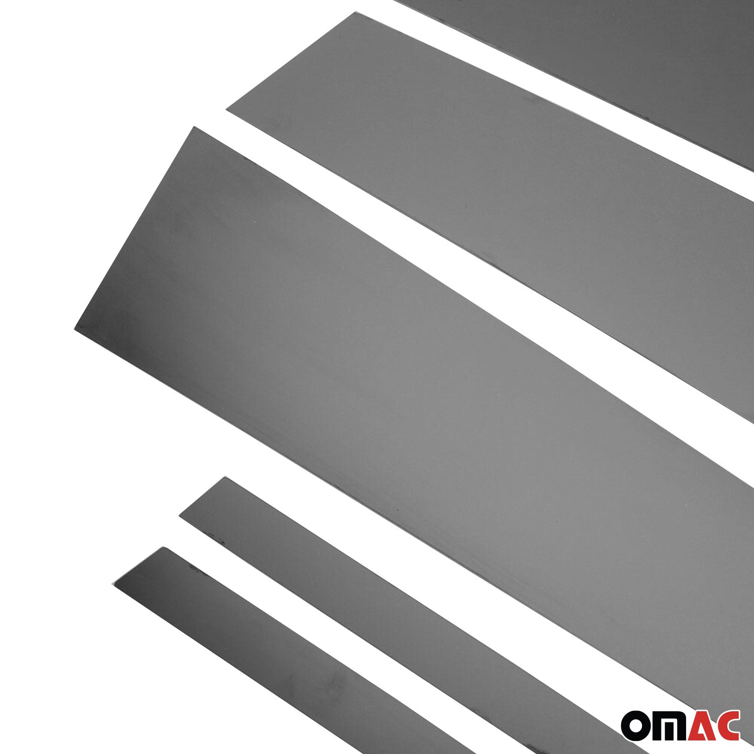 Couverture Garniture de pilier B pour Opel Mokka 2012-2019 acier inox Foncé 6Pcs