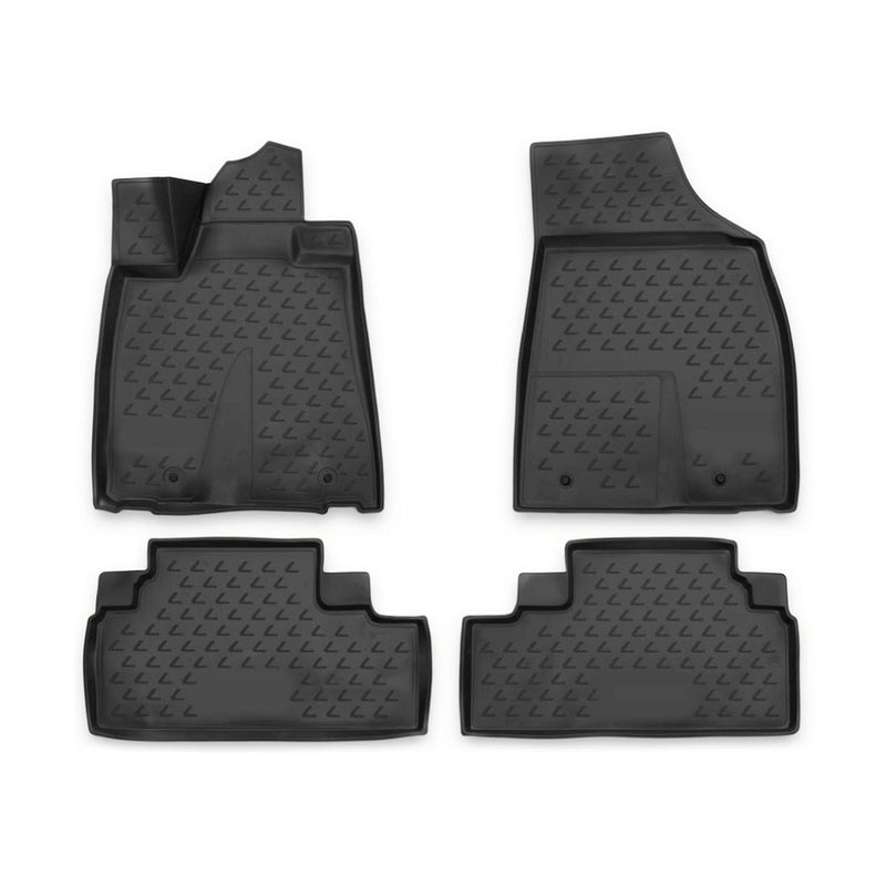 Tapis de sol pour Lexus RX350 2009-2014 TPE en caoutchouc 3D Noir 4Pcs