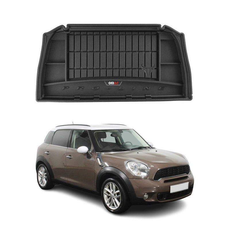 Tapis de Coffre pour Mini Countryman 2010-2016 Noir TPE