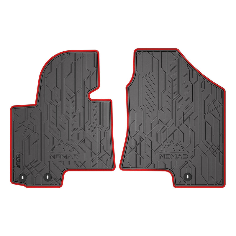 Tapis de Sol de Voiture pour Kia Sportage III 2010-15 Caoutchouc Noir-Rogue 2Pcs