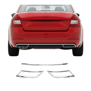 Garniture de Diffuseur de Pare-chocs Arrière pour Skoda Octavia 2012-2019 3Pcs