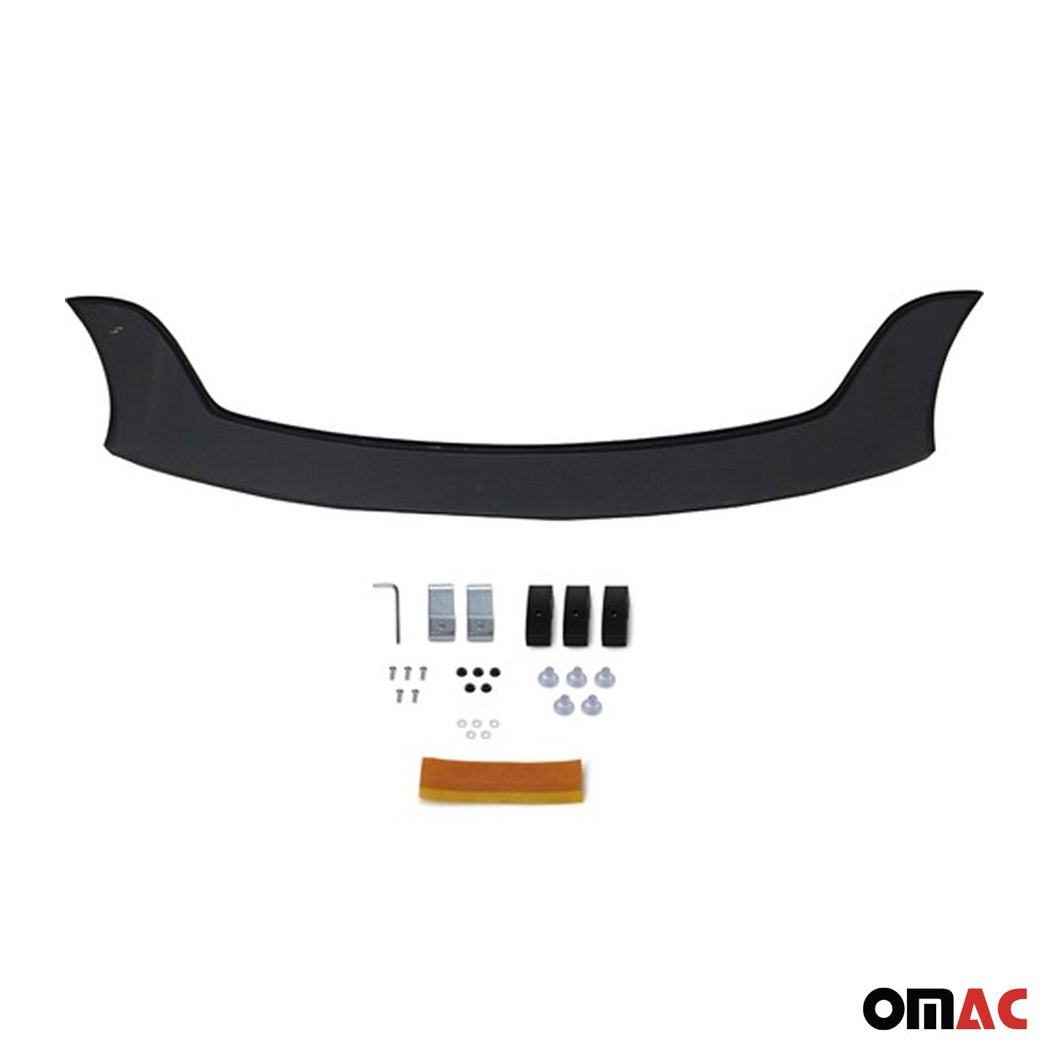 Deflecteurs d'air capot de voiture pour Fiat 500L 2013-2024 Acrylique Noir
