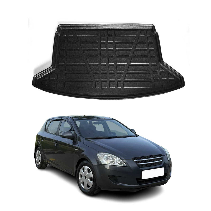 Tapis de Coffre pour Kia Ceed 2006-2022 HB en TPE Noir