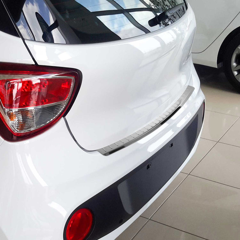 Protection Seuil de Pare-chocs Arriére Pour Hyundai i10 HB 2016-2019 Acier