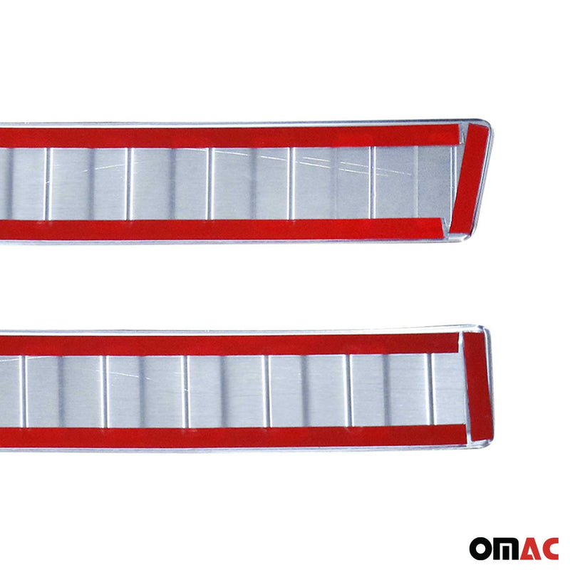 Protection Seuil de Coffre Pour Renault Kadjar 2015-2020 Acier Brossé 2Pcs