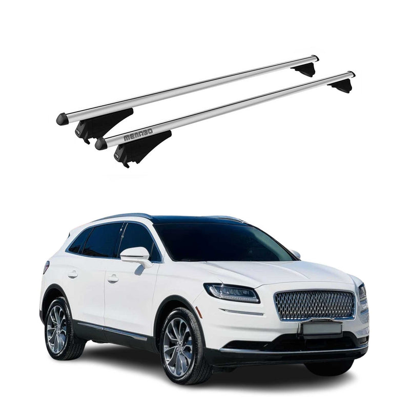 Tiger Barres de toit transversales pour Lincoln Nautilus 2019-2025 Gris