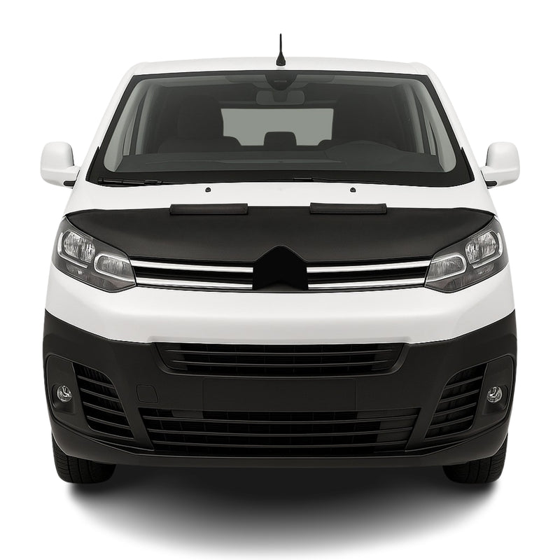Protège Capot pour Citroen Jumpy 2017-2025 Masque de voiture vinyle Noir