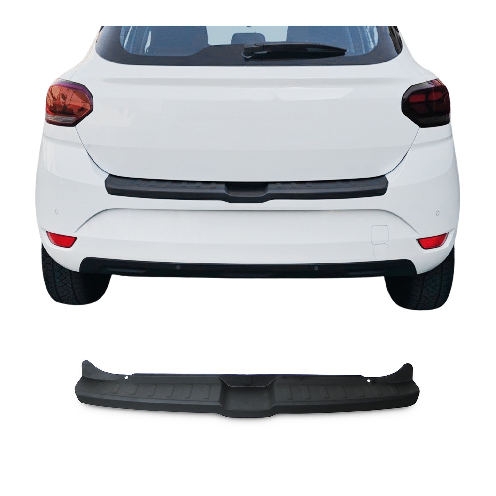 Protection Seuil de Pare-chocs Arriére pour Dacia Sandero 2021-2024 Acrylique