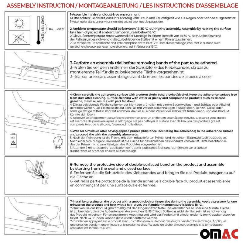 Seuils de porte pour Citroen C2 2003-2009 Edition en acier inox Chromé