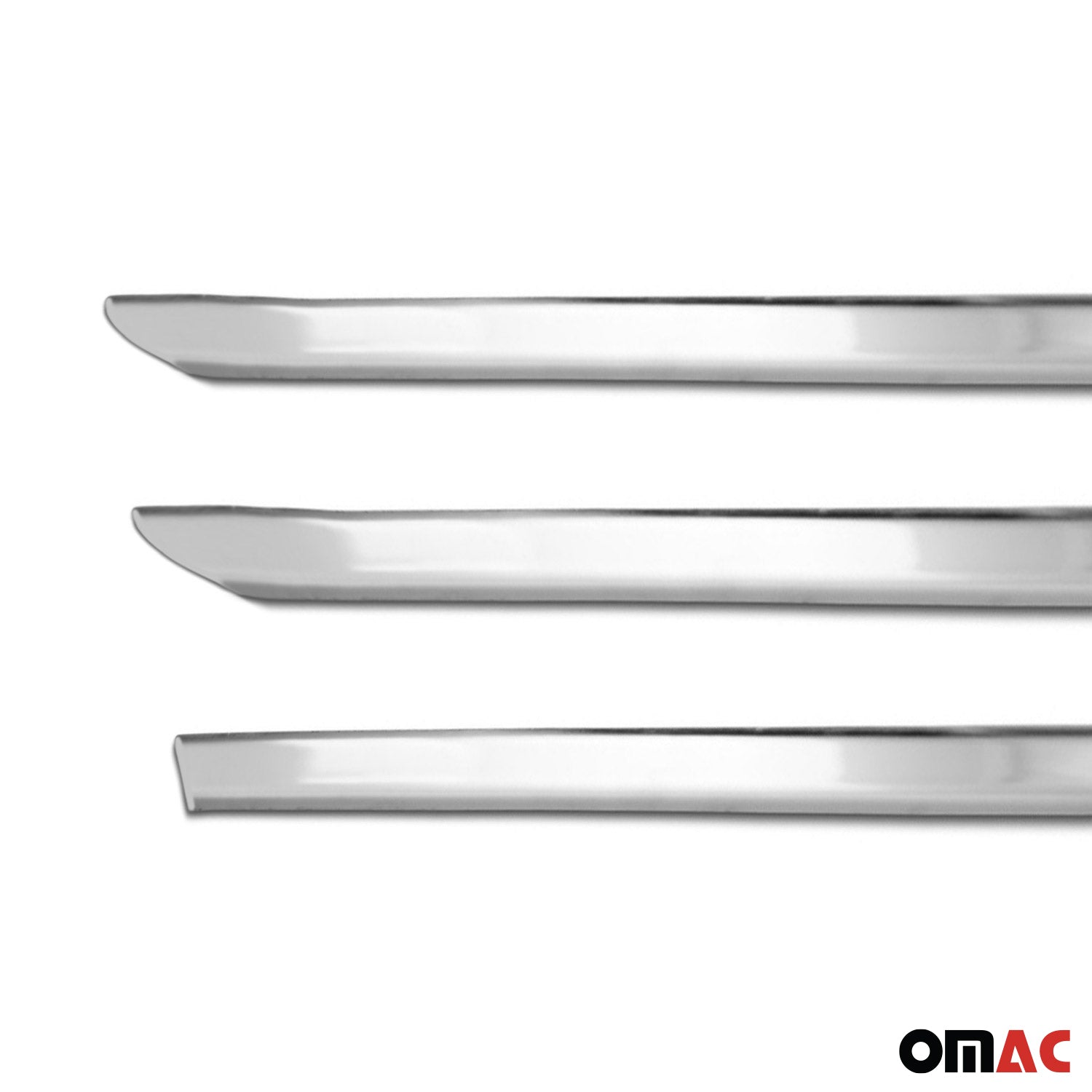 Garniture Baguette de porte latérale pour Fiat 600e 2023-2026 HB inox 4Pcs