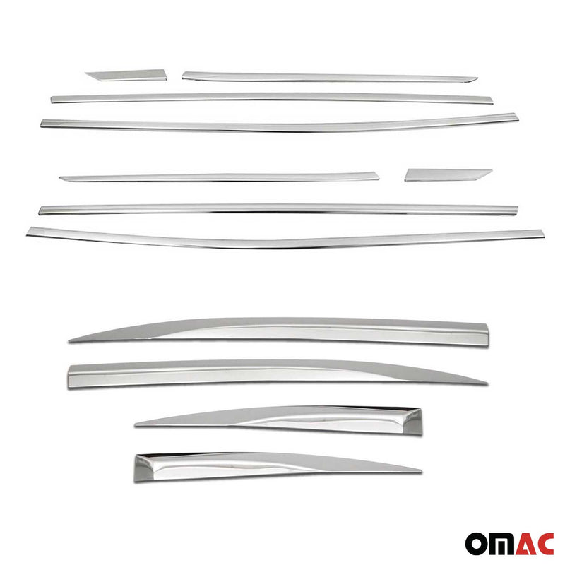 Kit de garniture porte latérale + fenêtre pour Peugeot 3008 P84 2016-2024 inox