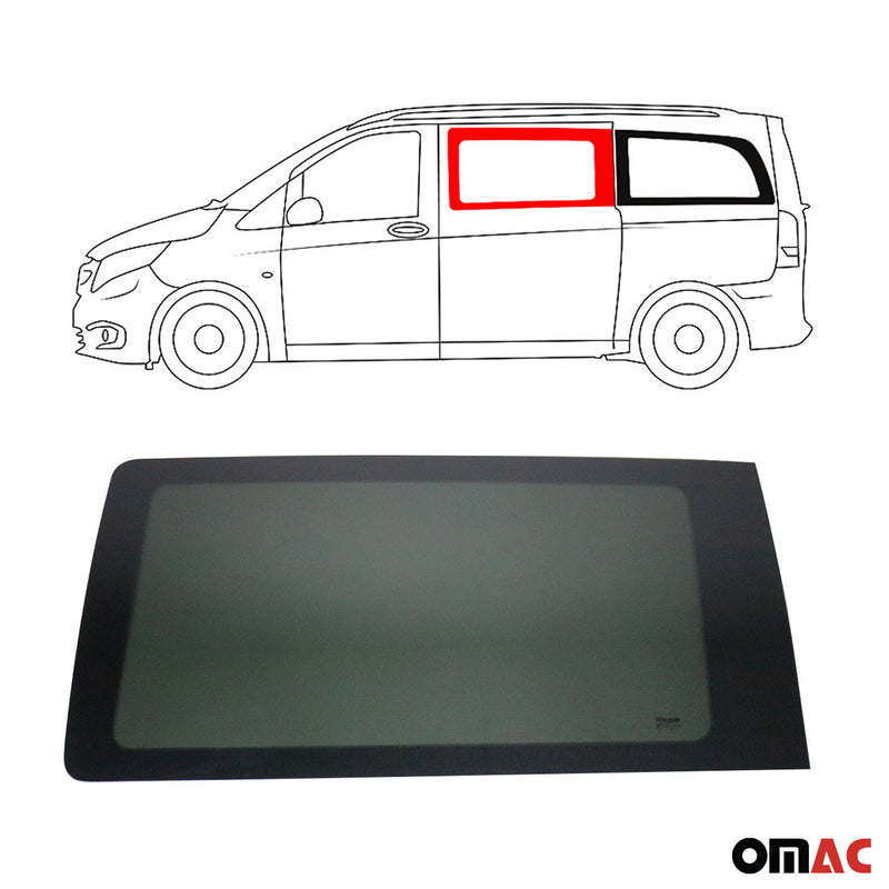 Vitre de Porte pour Mercedes Vito W447 2014-2023 L2 L3 Avant Gauche Verre fixe