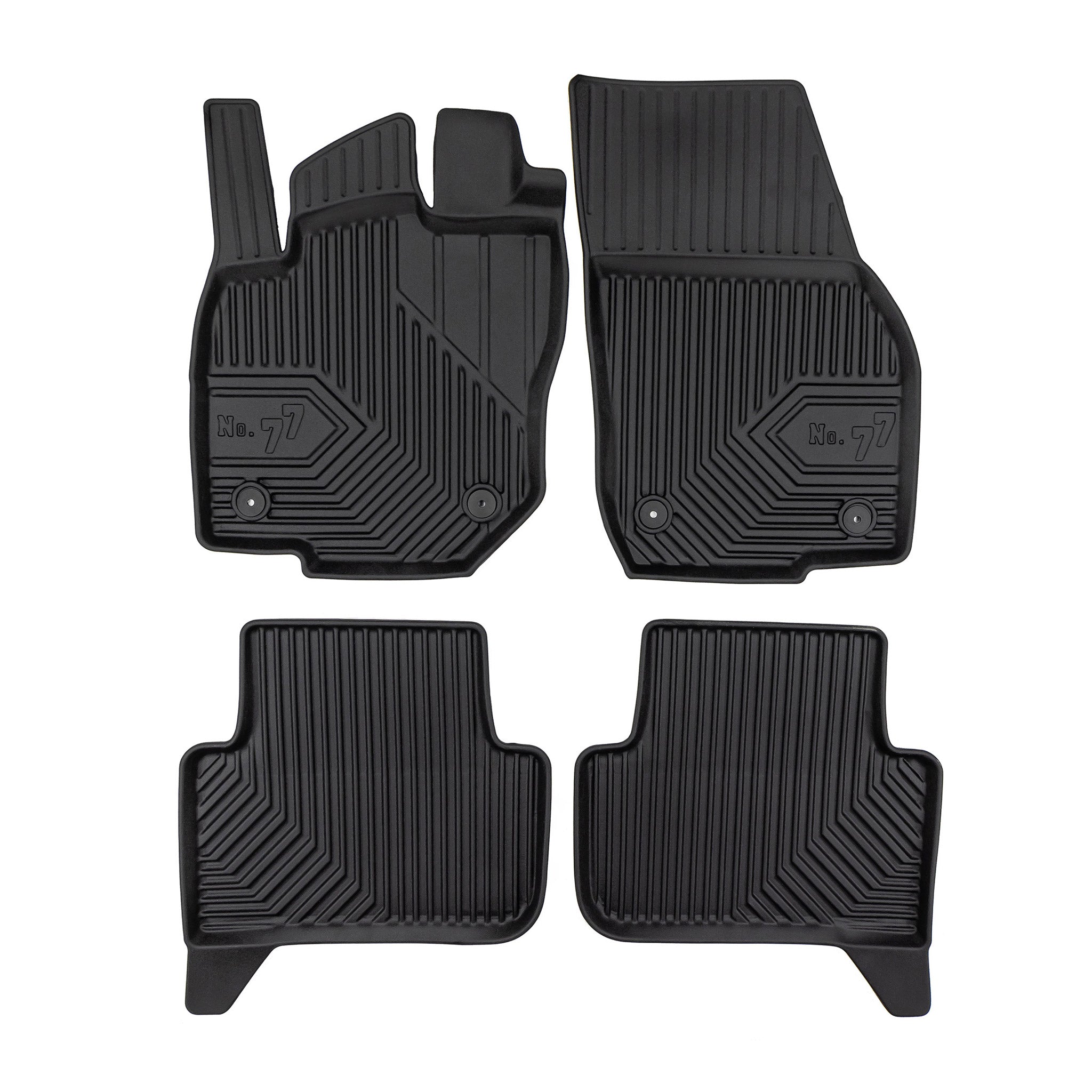 Tapis de Sol de Voiture pour VW Tiguan III 2024-2026 sauf mild hybrid TPE 4Pcs