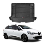 Tapis de Coffre pour Renault Clio 2013-2017 TPE Noir