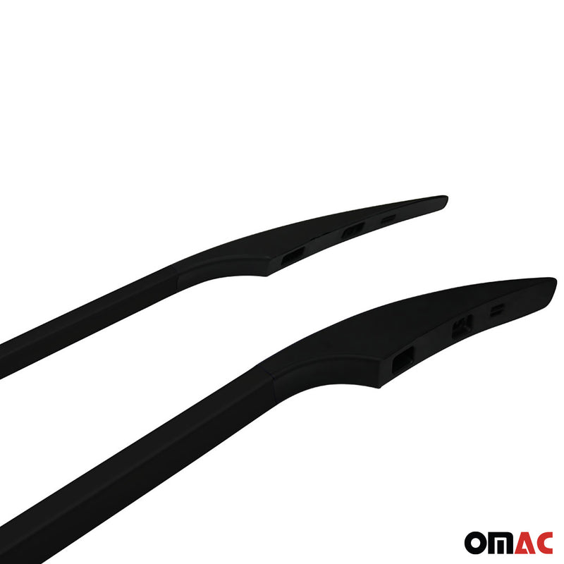 KIT Barres de toit trans+long pour Subaru XV 2012-2018 Alu Noir 4x