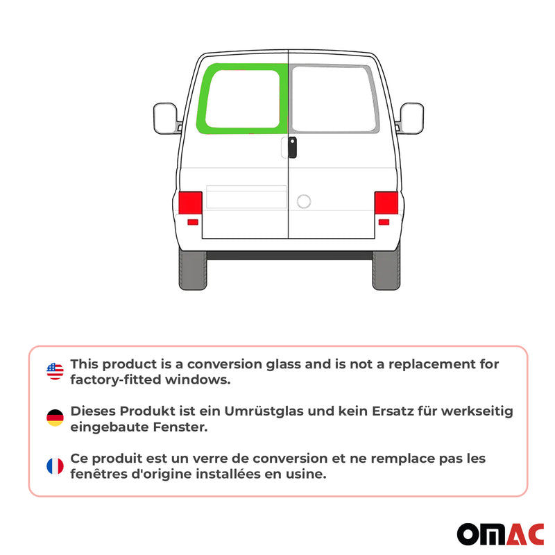 Vitre de Porte pour VW Eurovan 1990-2003 L1/L2 Arriére Gauche Verre fixe