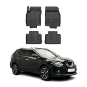 OMAC Tapis de sol en caoutchouc pour Nissan X-Trail 2013-2021 Noir Premium
