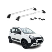 Barres de toit transversales pour Fiat Pandina 2024-2026 Aluminium Gris ABE