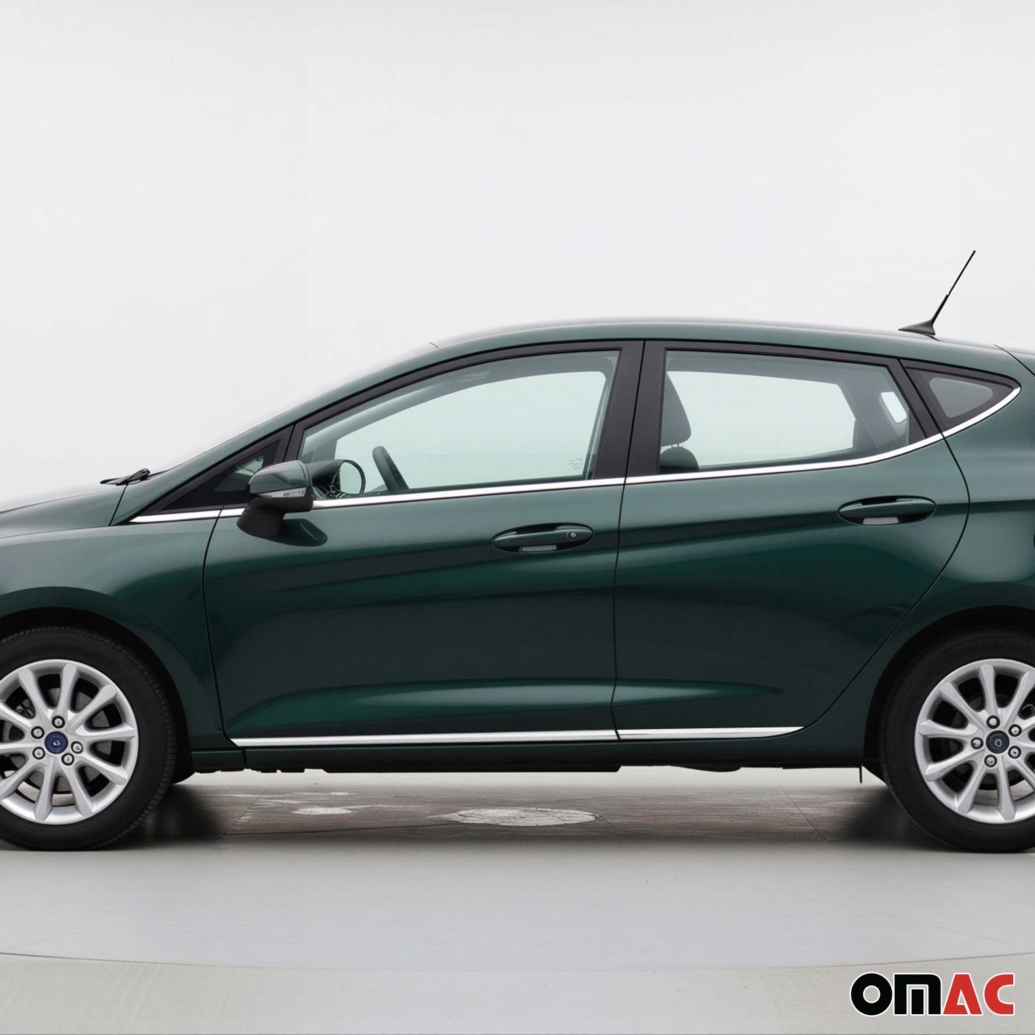 Garniture Baguette de porte latérale pour Ford Fiesta 2017-2024 acier inox 4Pcs