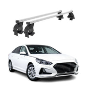Barres de toit transversales pour Hyundai Sonata VII 2015-2019 Acier Gris