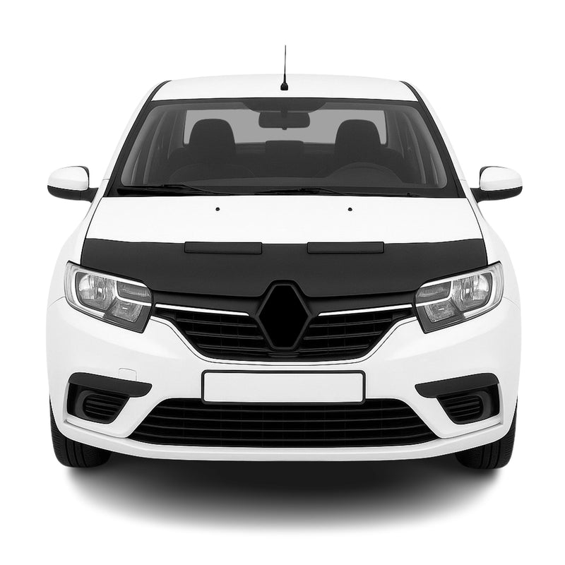 Protège Capot pour Renault Symbol 2013-2021 Masque de voiture vinyle Noir