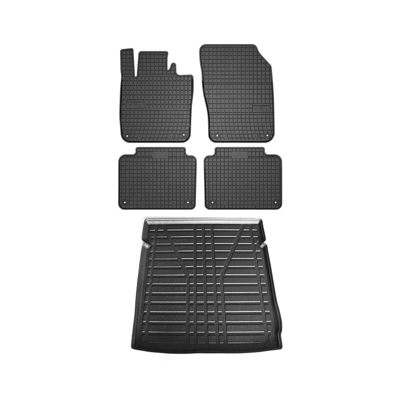 Kit Tapis de sol et coffre pour Volvo S90 2016-2021 TPE Noir