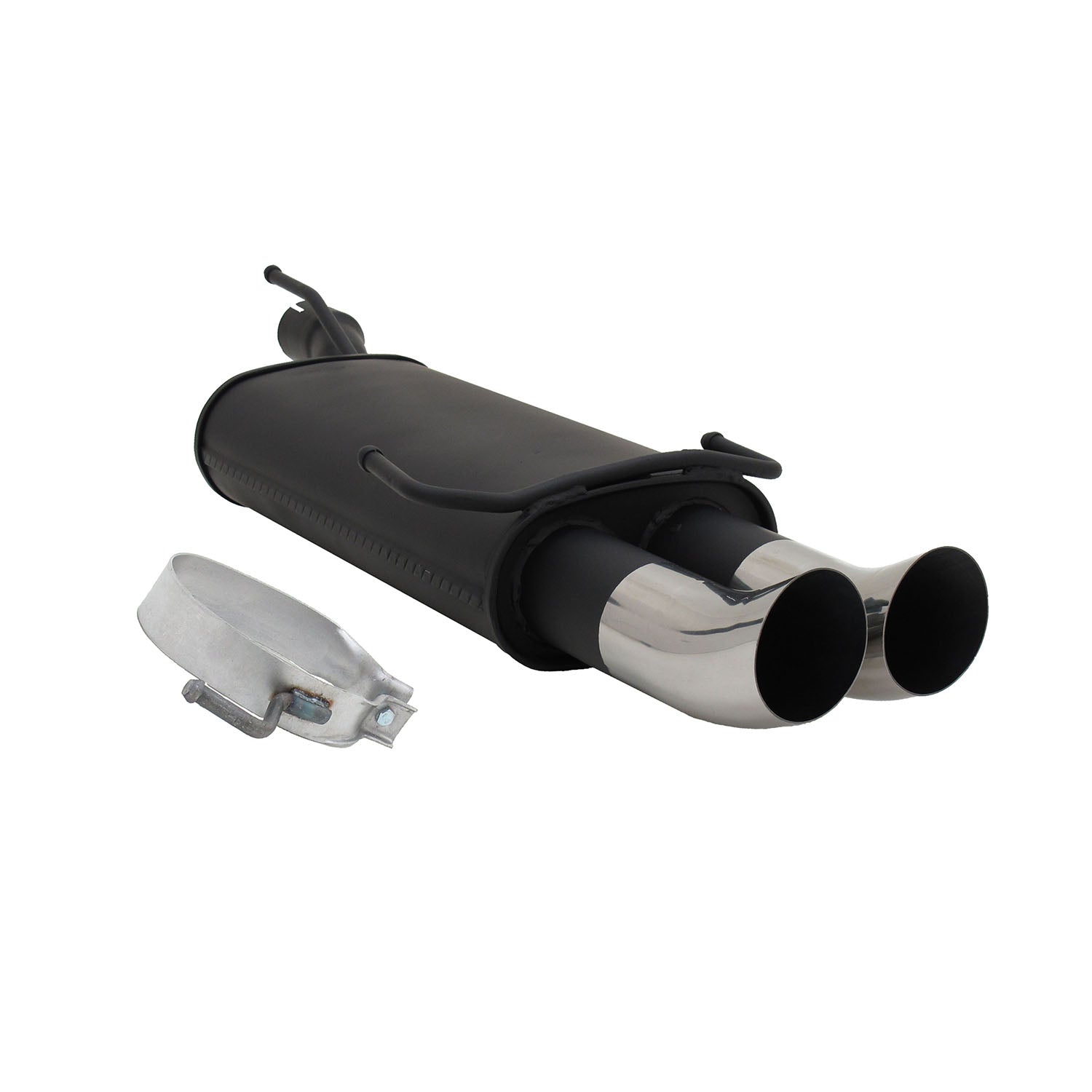 Échappement arrière sport Novus pour Opel Astra F/Opel Kadett E 2x76mm DTM ABE