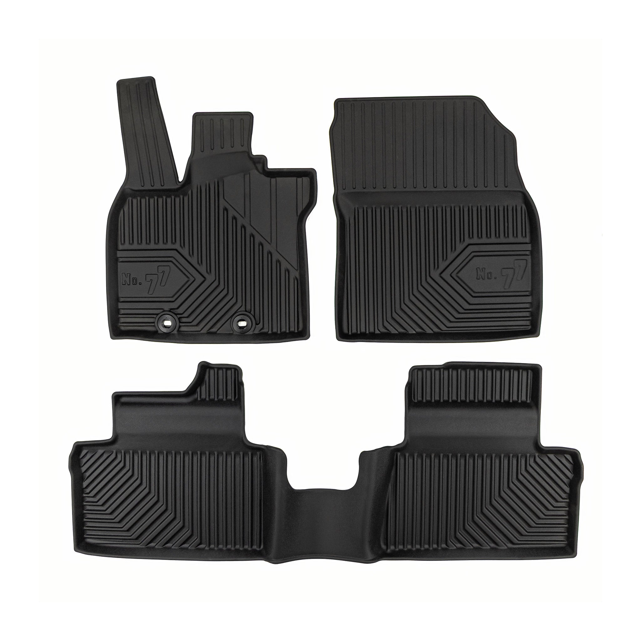 Tapis de Sol de Voiture pour Lexus LBX 2024-2026 TPE Antidérapant Noir 3Pcs