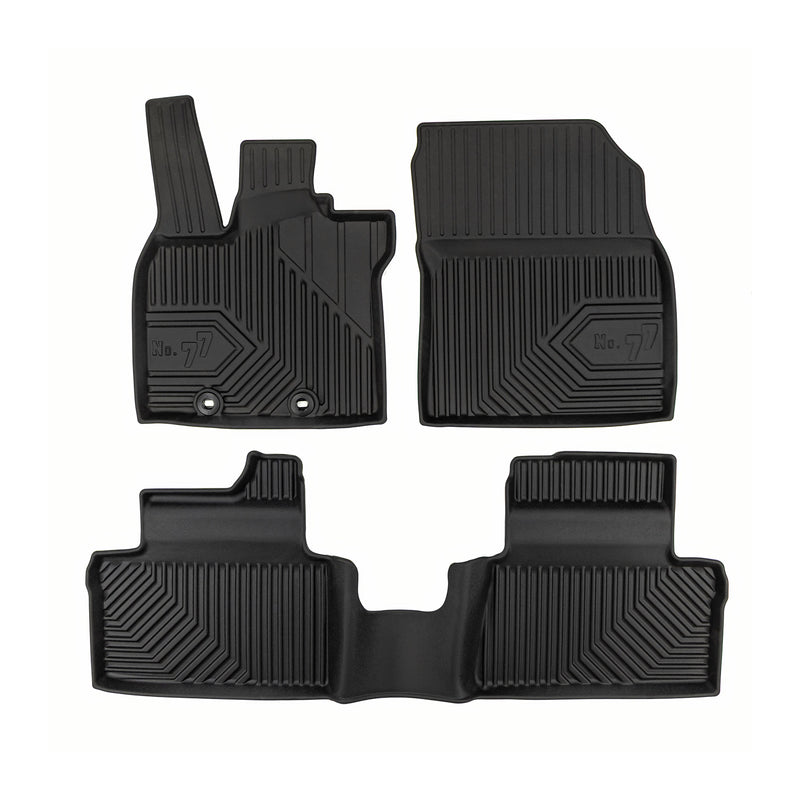 Tapis de Sol de Voiture pour Lexus LBX 2023-2025 TPE Antidérapant Noir 3Pcs