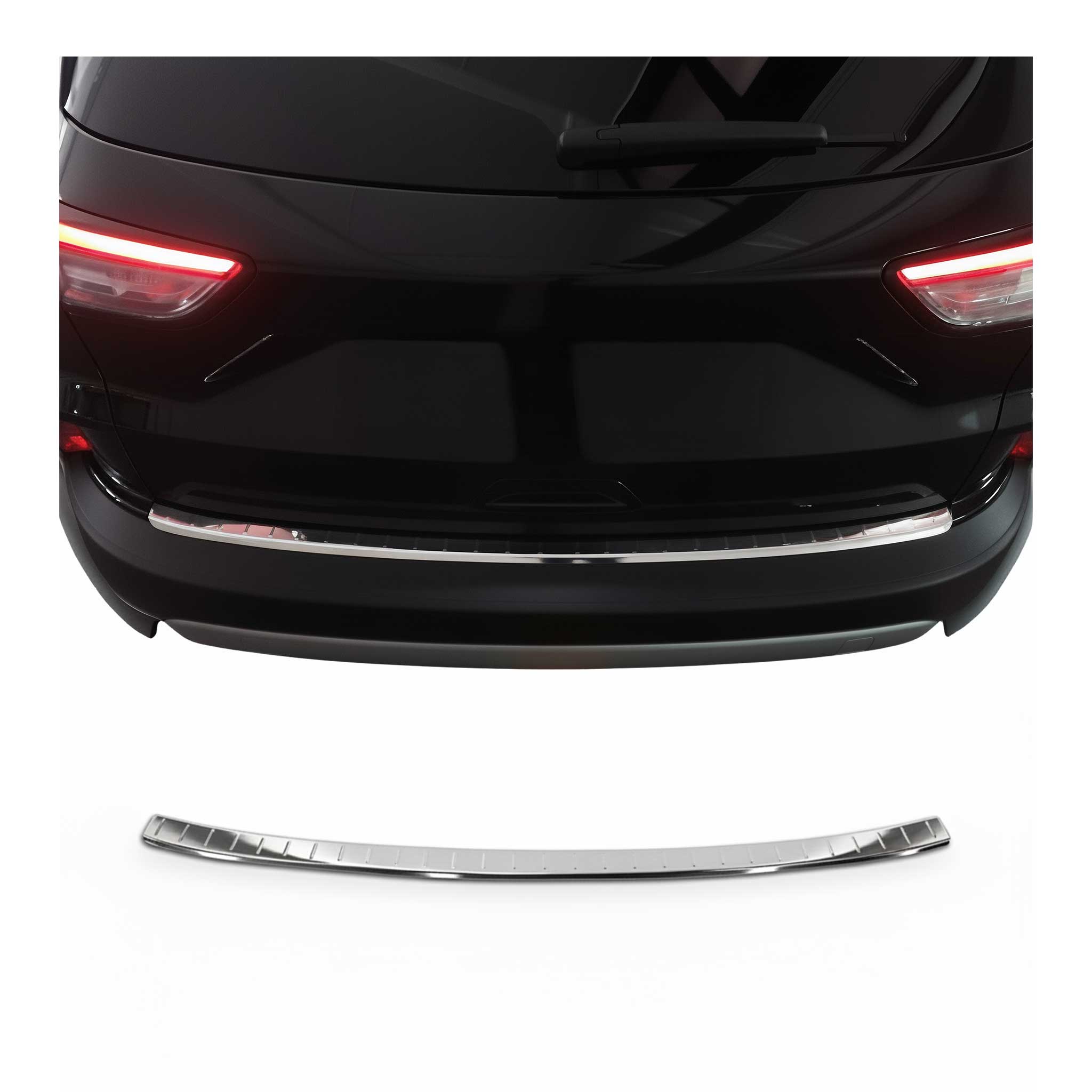 Protection de Pare-Chocs pour Ford Kuga III 2019-2024 Pre-FL Inox finition polie