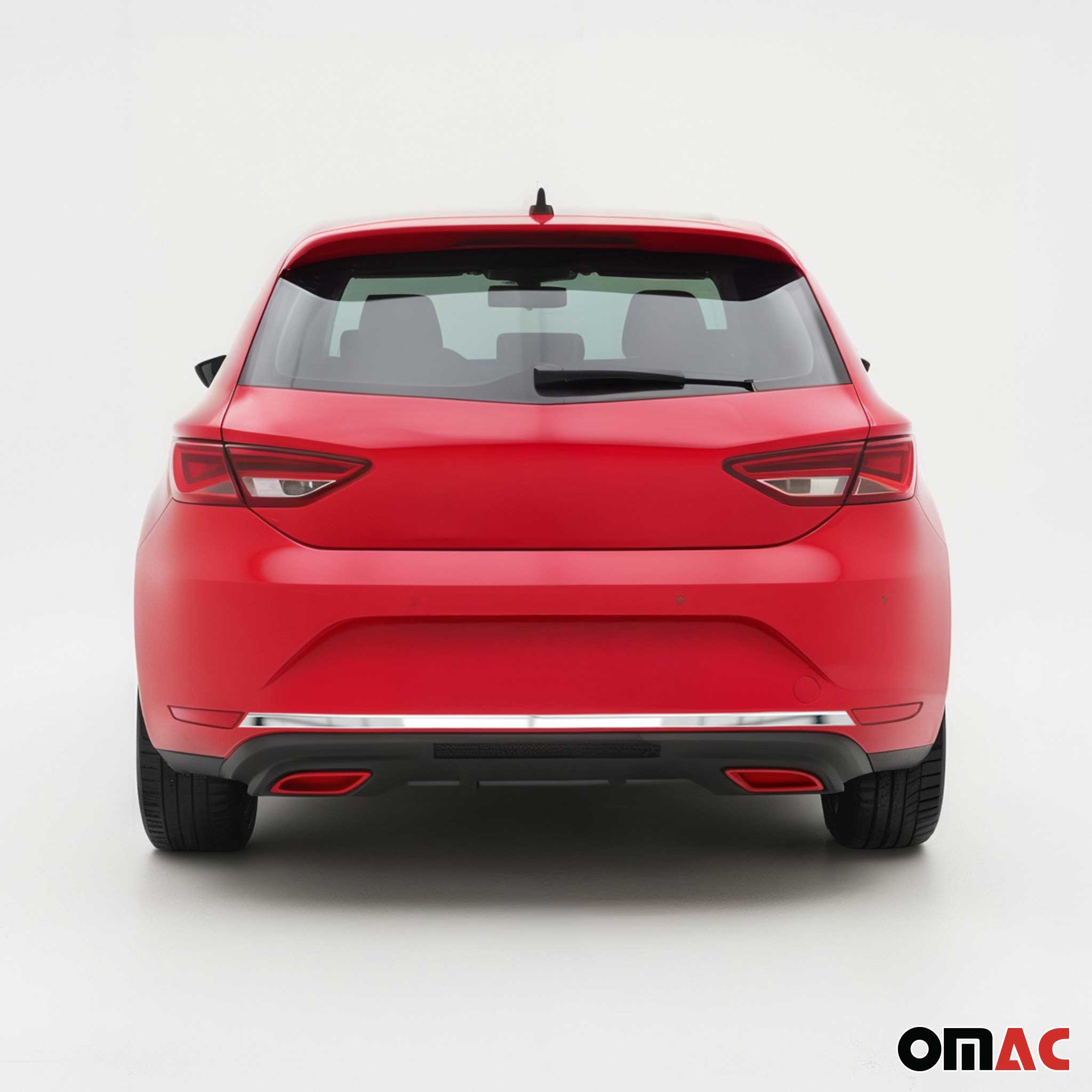 Moulure de Pare-chcos Arrière pour Seat Leon 2012-2019 acier inox