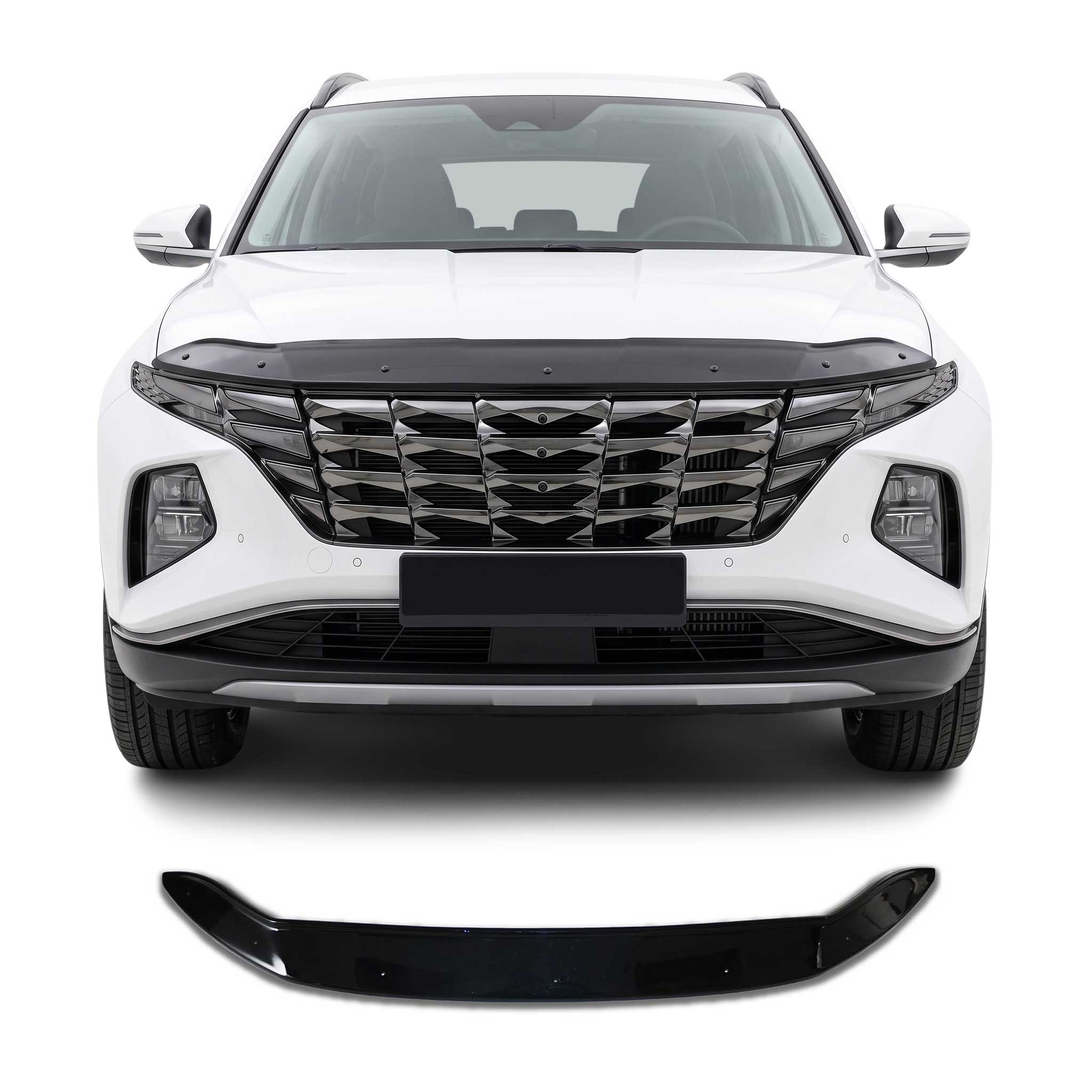 Deflecteurs d'air capot de voiture pour Hyundai Tucson 2022-2026 SUV ABS