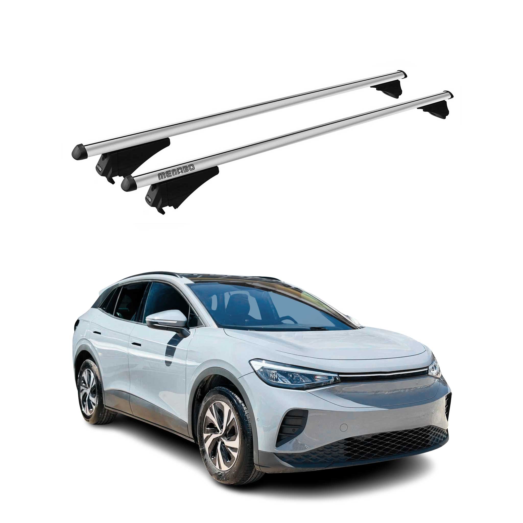 Tiger Barres de toit transversales pour VW ID.4 2021-2026 Gris