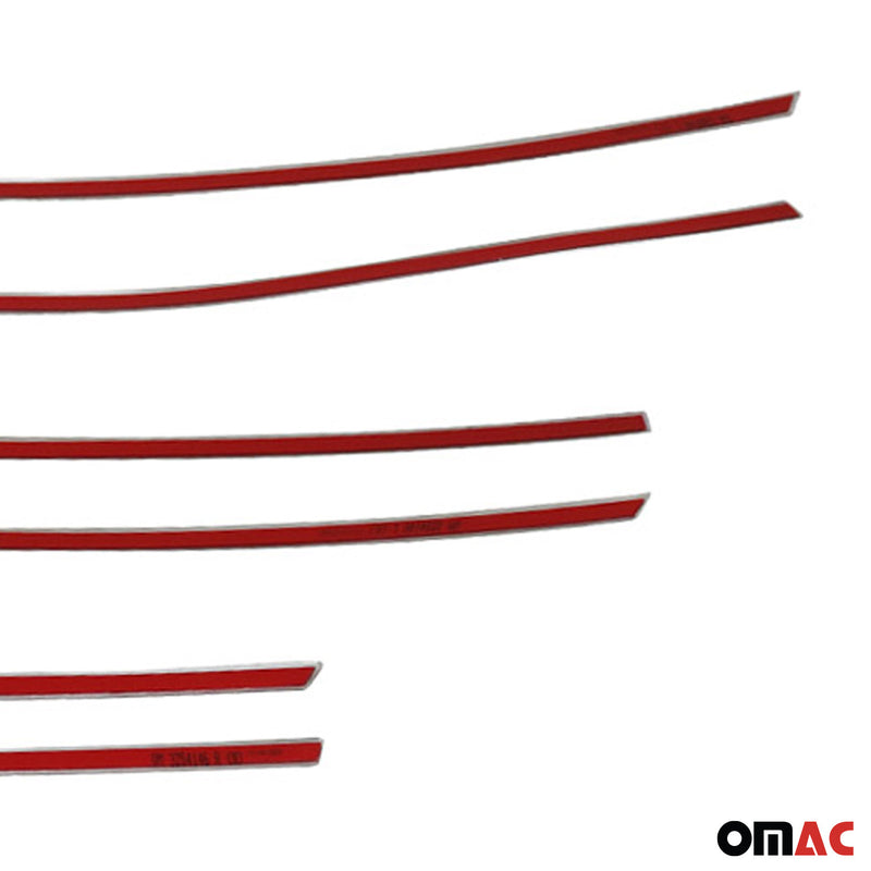 Garniture de Fenêtre pour Hyundai Bayon SUV 2021-2025 Acier Inoxy Brillant 6Pcs