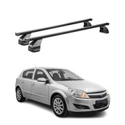 Barres Transversales Menabo pour Opel Astra H 2004-2011 Noir