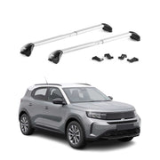 Barres de toit transversales pour Opel Frontera 2024-2026 Aluminium Gris ABE