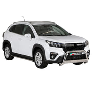 Pare-buffle Avant pour Suzuki Sx4 S-Cross Hybride 2022-2026 63mm en Acier Argent