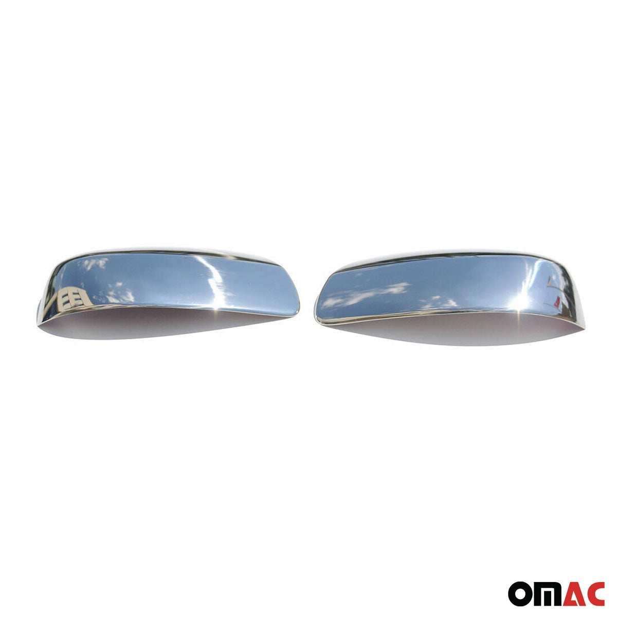 Coques de Rétroviseurs pour Mercedes Viano W639 2010-2014 en Acier Chromé Argent