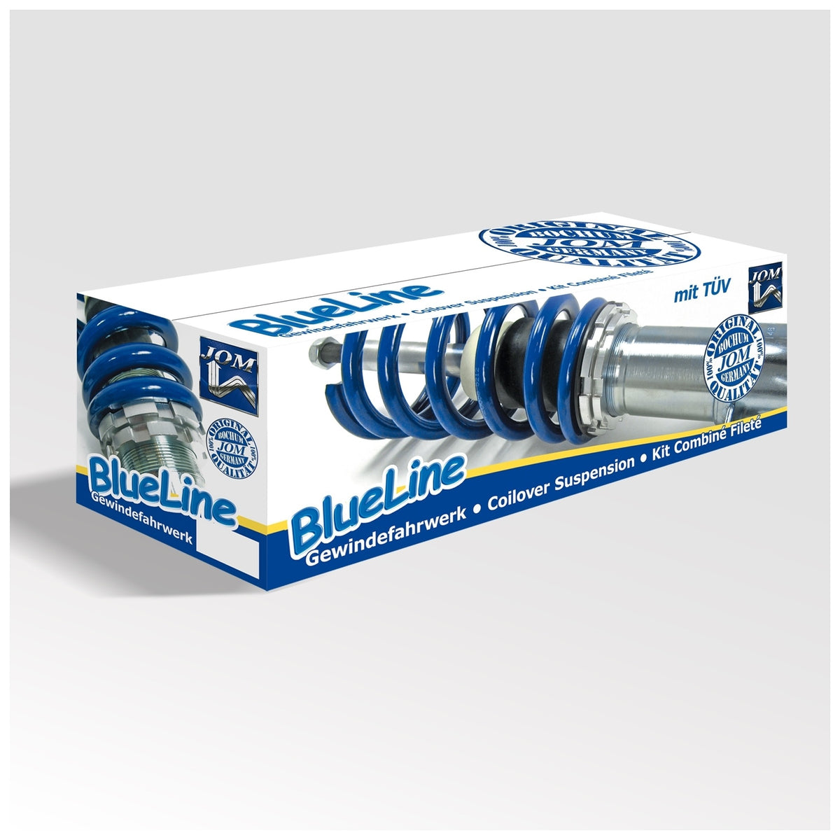JOM BlueLine Combinés Filetés pour Hyundai i30 CRDi/T-GDi 2011–17 Koppelstange gekürzt