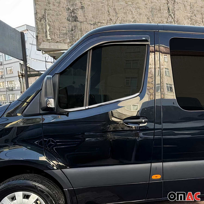Baguettes pour contour Latérales pour Mercedes Sprinter 907-910 2018-2025 Chromé