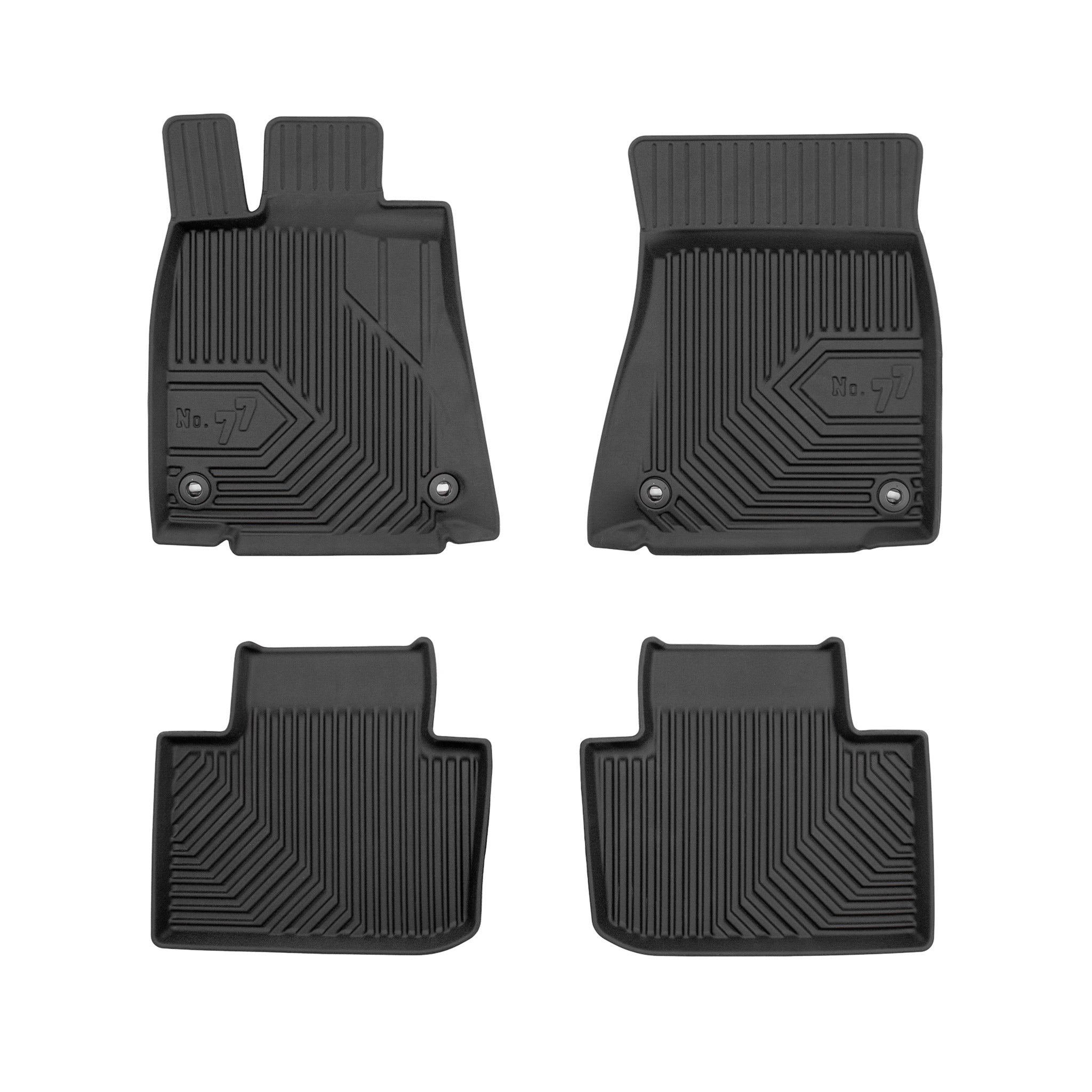 Tapis de Sol de Voiture pour Lexus IS III 2013-2020 RWD TPE Imperméable 4Pcs