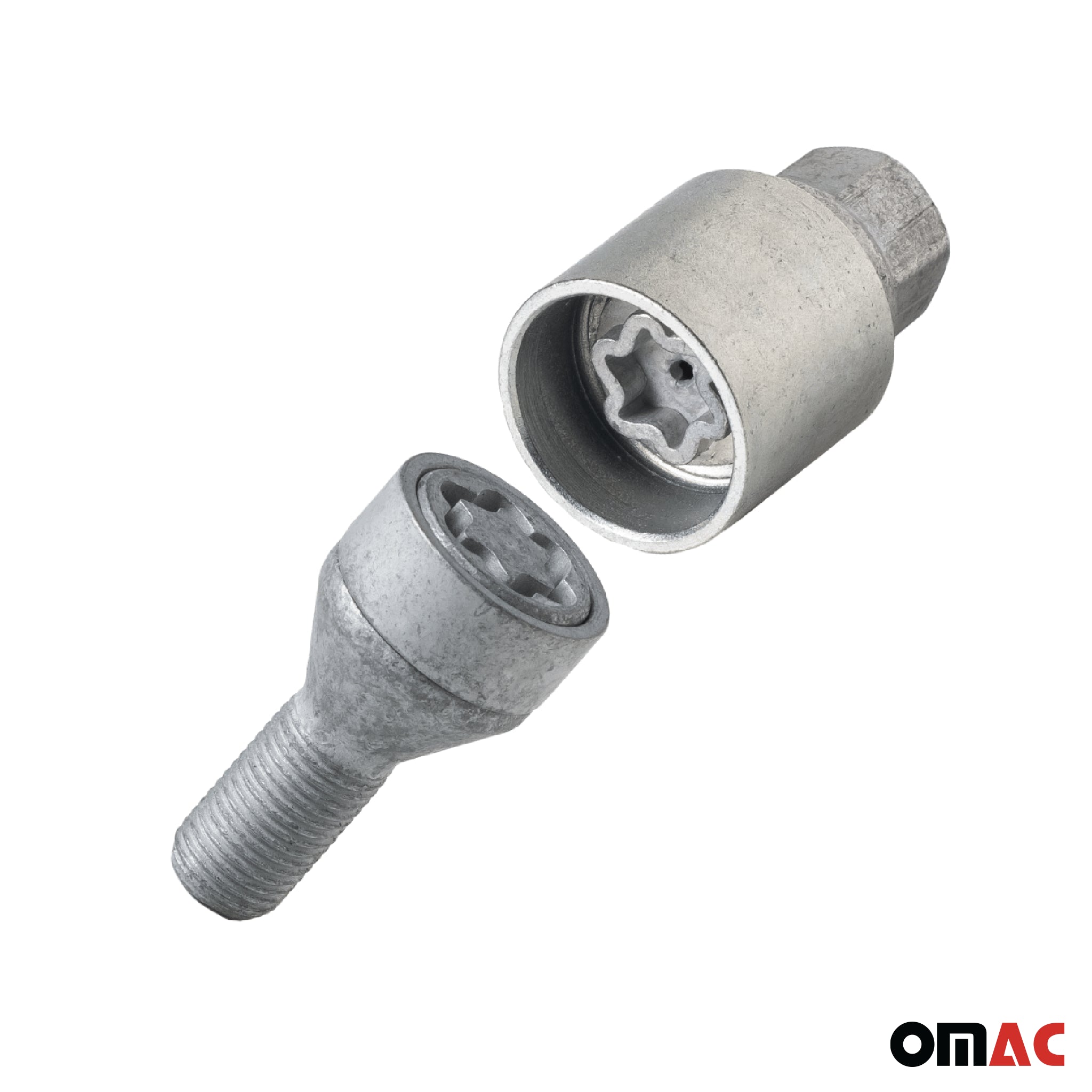 Vis de roue antivol pour Fiat Panda / Fiorino jusqu’en 2002 Gris 4x M12X1,25