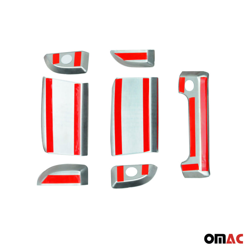 Couverture de poignée de porte pour VW Transporter T4 1990-2003 Acier Inox 7Pcs