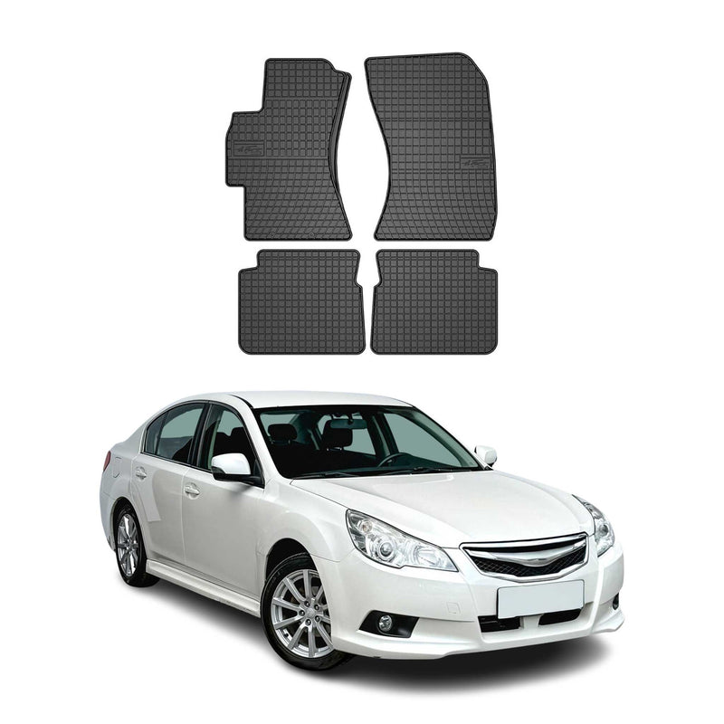 Tapis de Sol pour Subaru Legacy V 2009-2015 OMAC Noir Caoutchouc