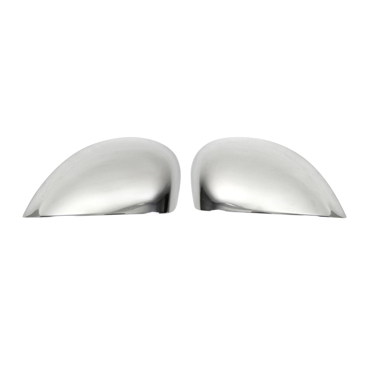Coques de Rétroviseurs pour Seat Exeo 2008-2013 en Acier Inoxy Chromé Argent
