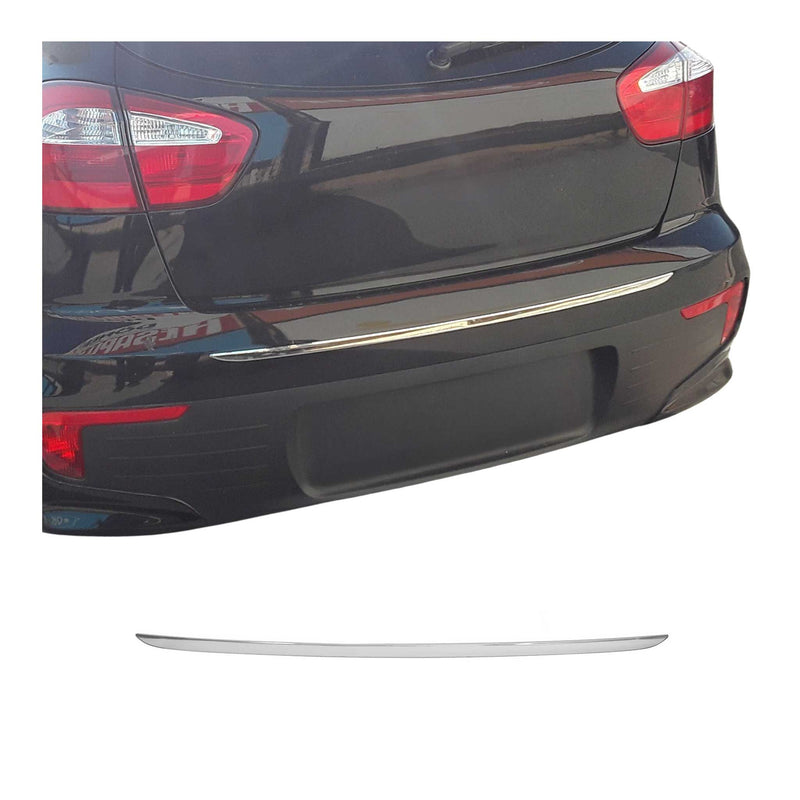 Arrière coffre couvercle moulure pour Kia Rio 5Portes 2007-2023 en acier chromé