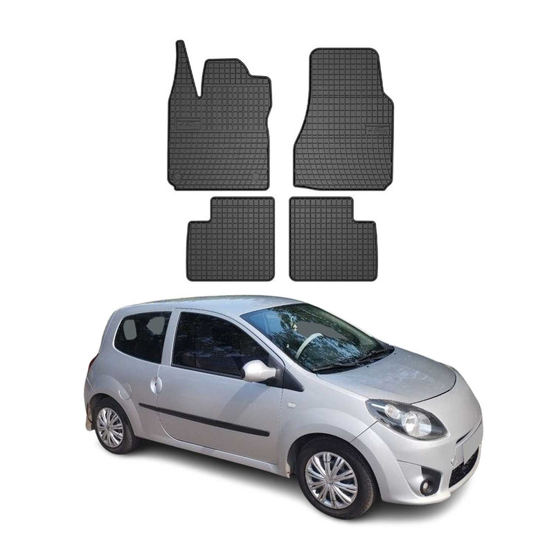 Tapis de Sol pour Renault Twingo 2007-2014 Caoutchouc Noir