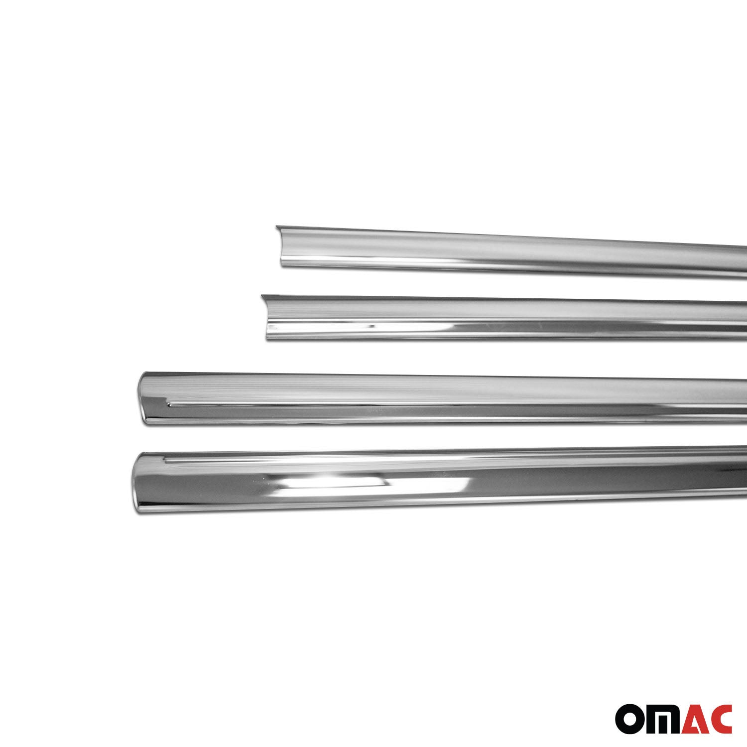 Garniture Baguette de porte latérale pour VW Caddy 2003-2015 en acier inox 4Pcs