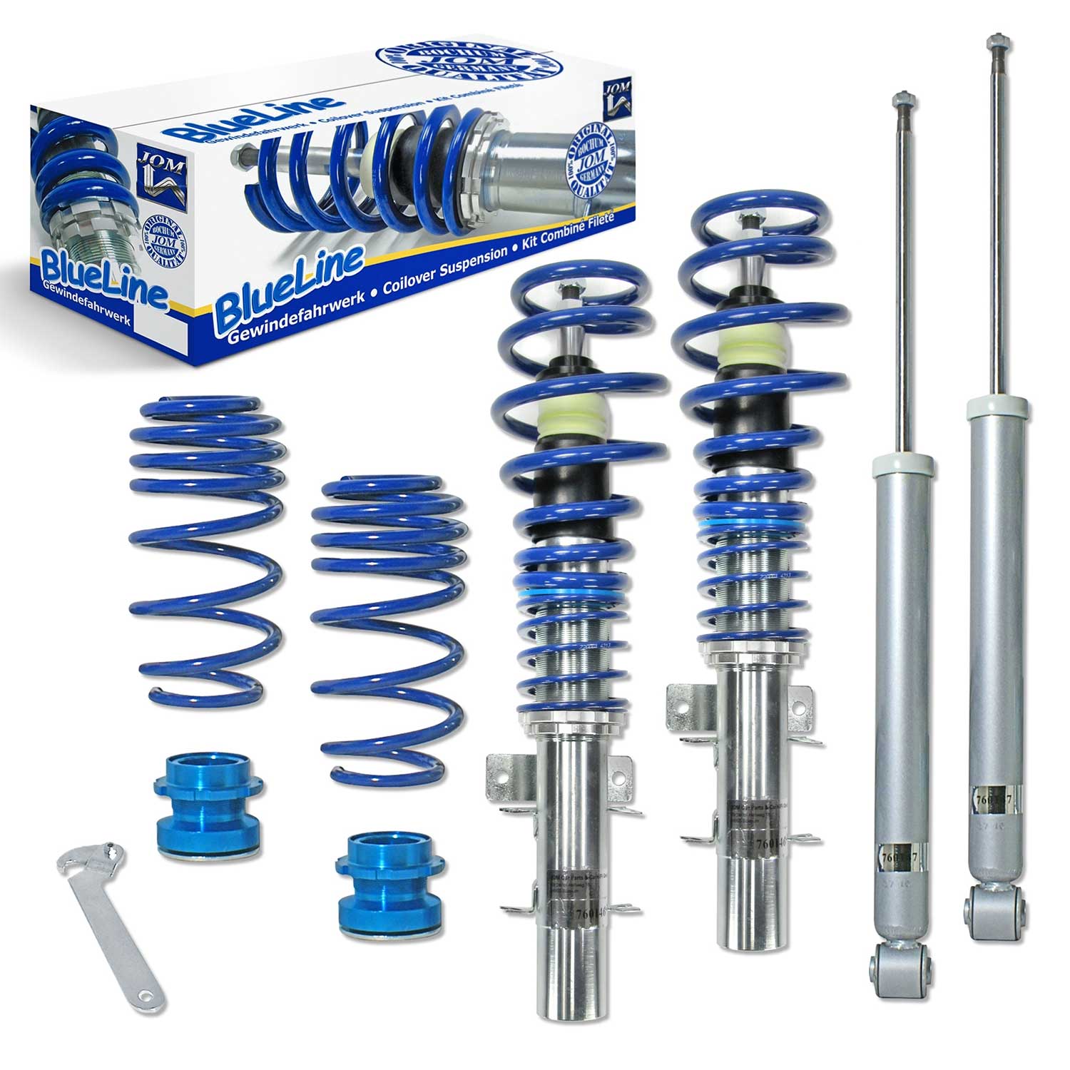 Tuning Kit Suspension + Amortisseurs JOM pour VW Polo 9N/ 9N2/ 9N3/ Fox 5Z 02-09