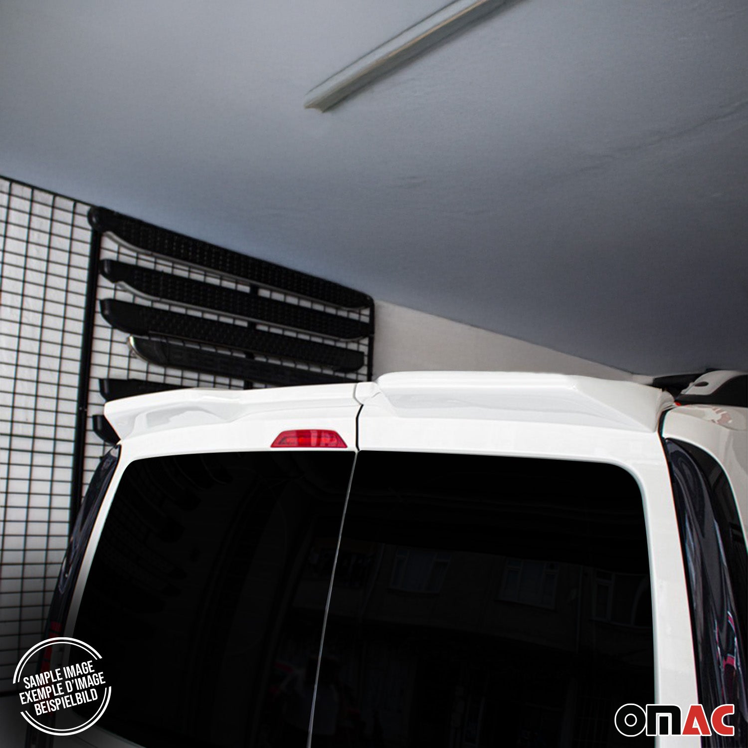 Spoiler de toit arrière pour VW Caddy 5 2021-2025 Porte double renforcé